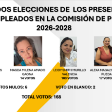 RESULTADO ELECIONES DE LOS REPRESENTANTES DE LOS EMPLEADOS EN LA COMISIÓN DE PERSONAL 2026-2028